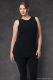 Black Italian Circle Tank