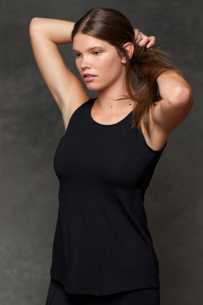 Black Italian Bartlett Tank