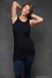 Black Bamboo Circle Tank