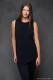 Black Italian Circle Tank