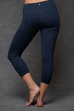Navy Contour Crop Legging