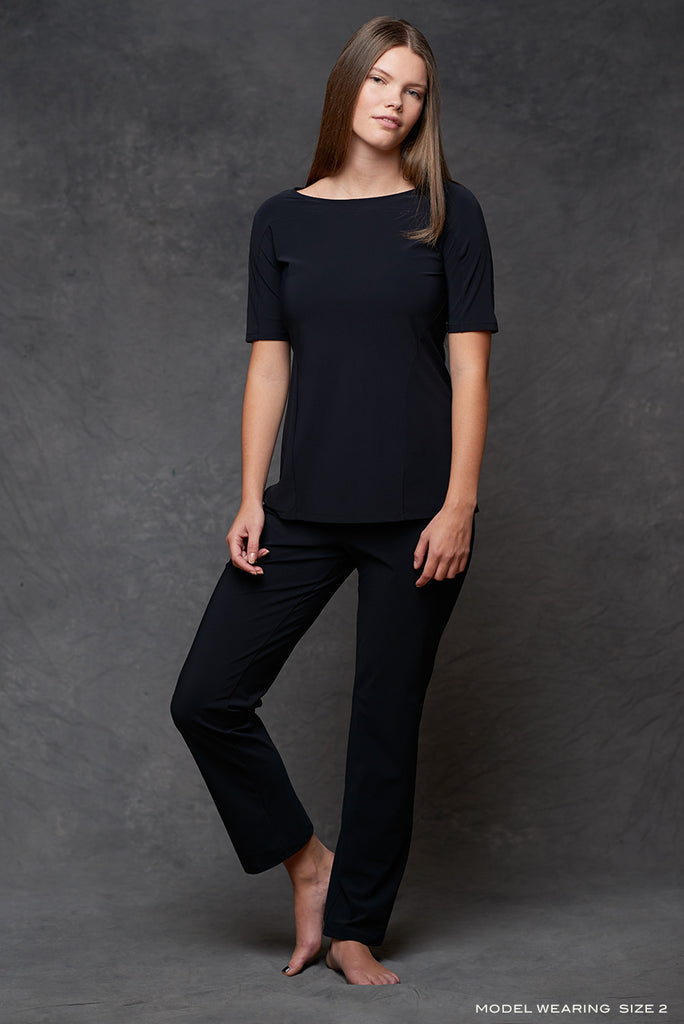 Black Italian Classic Pant